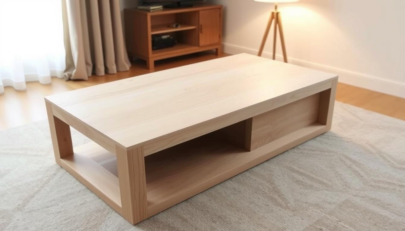 How to Add Hidden Storage to Your DIY Coffee Table Design