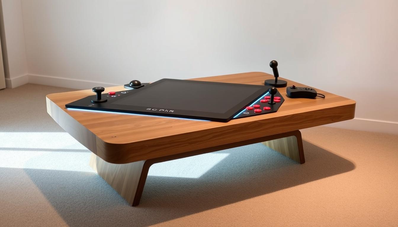 DIY Coffee Table Arcade: Retro Gaming Meets Furniture Design
