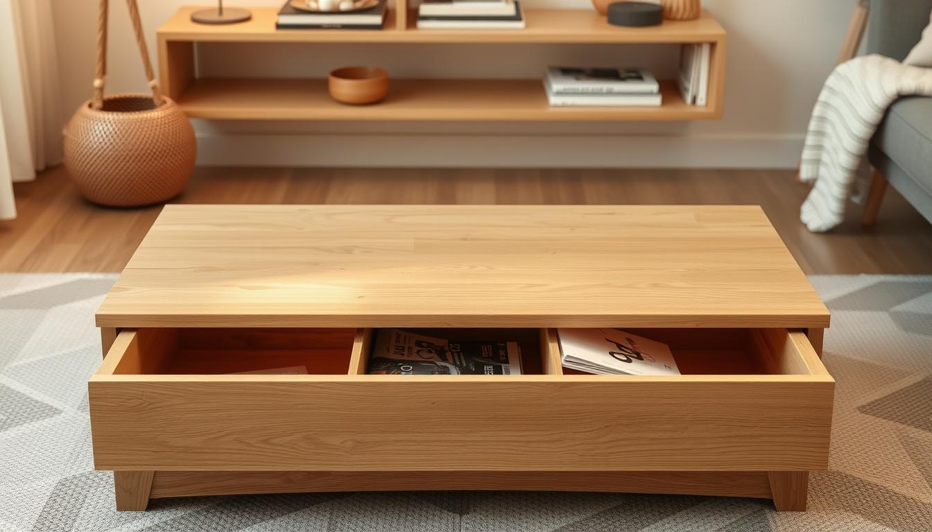 DIY Coffee Table Ideas with Hidden Storage Compartments