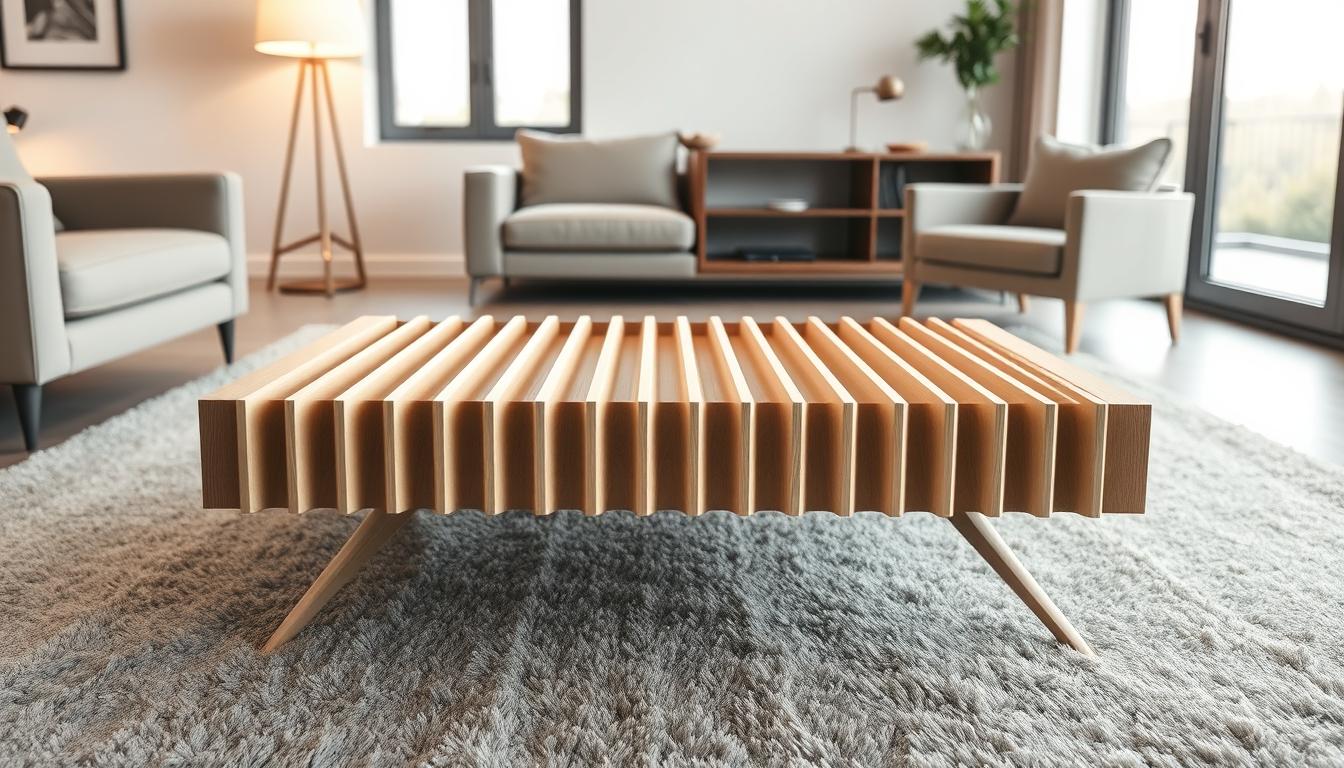 DIY Fluted Coffee Table: Trendy Design You Can Build