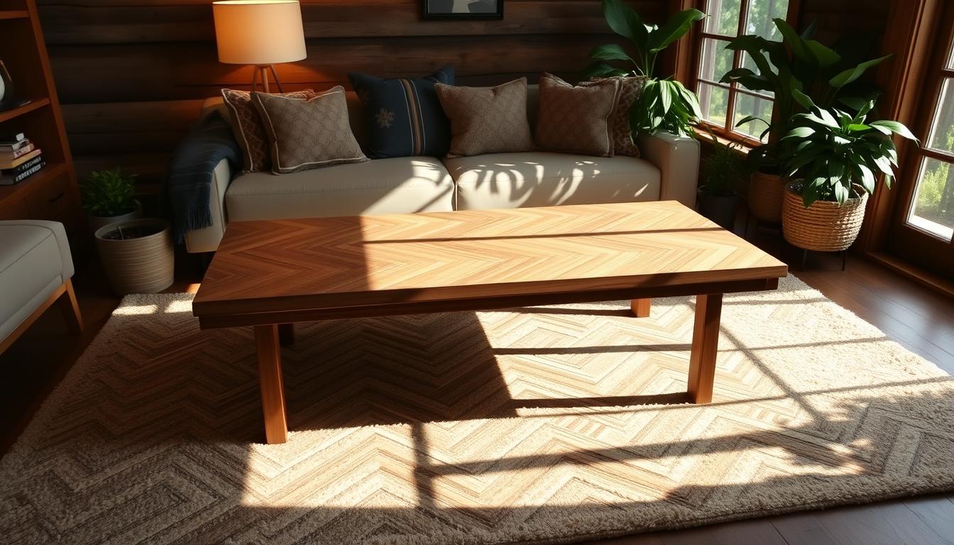 DIY Herringbone Coffee Table: Add Pattern And Style To Your Living Room