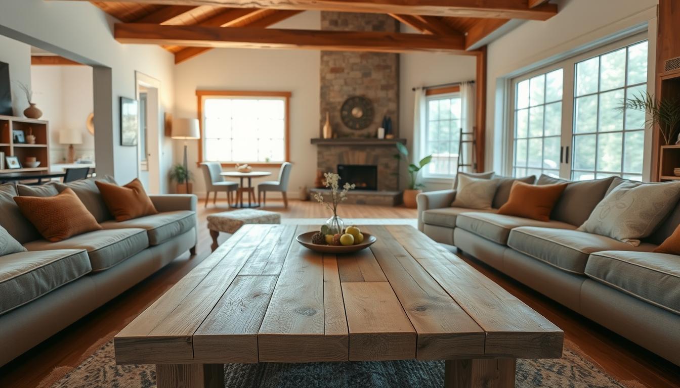 DIY Large Coffee Table Projects for Spacious Living Rooms