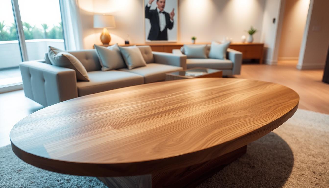 DIY Oval Coffee Table Projects for Elegant Living Rooms