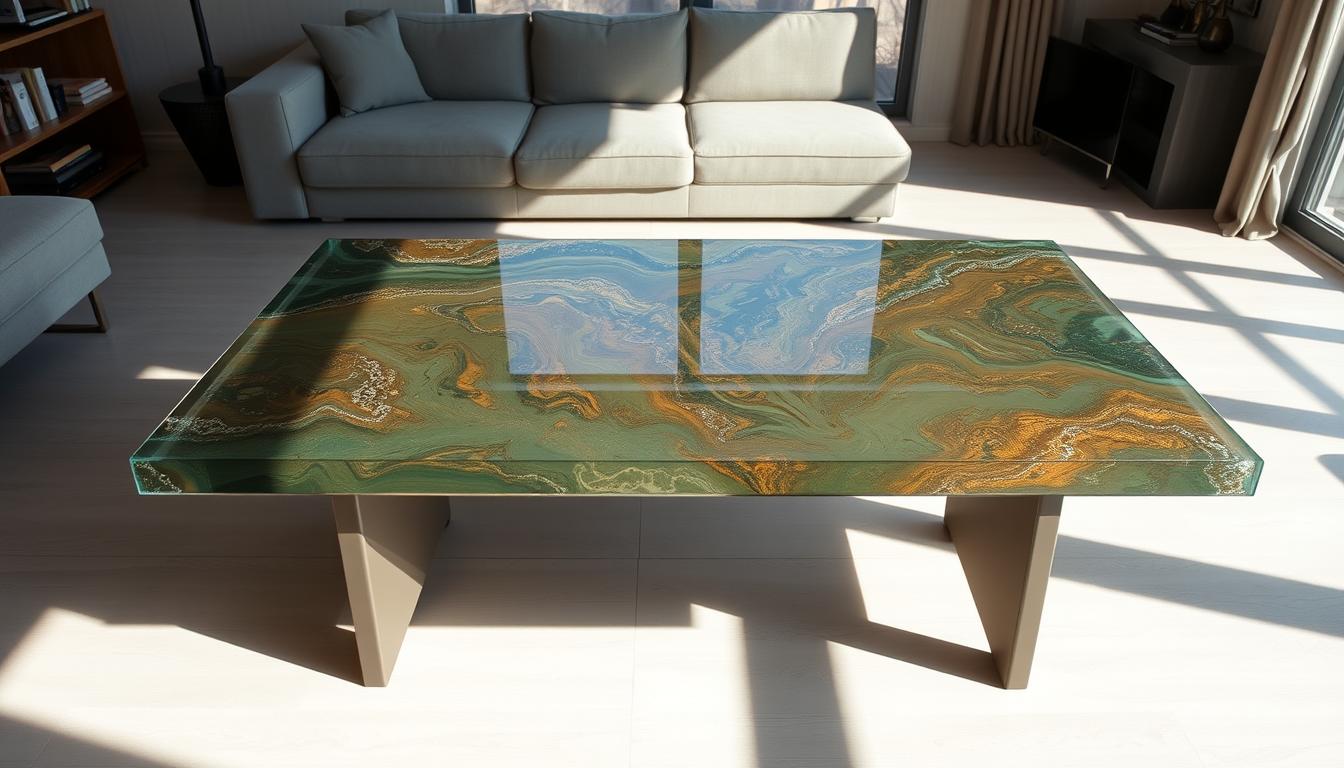 DIY Resin Coffee Table Projects with Stunning Finishes