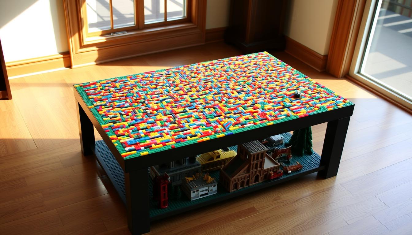 Fun DIY Coffee Table Projects Built with LEGO Bricks